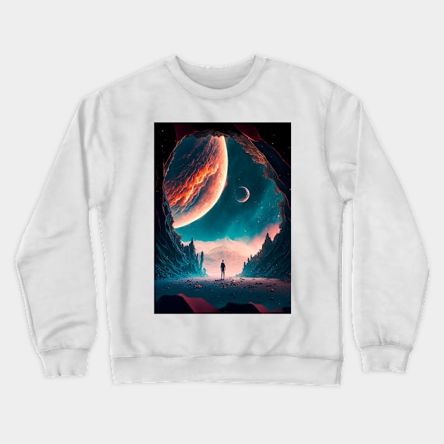 Cavern Crewneck Sweatshirt by James Garcia